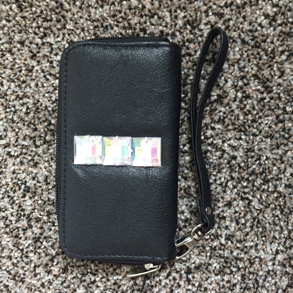 Black Material Girl Wallet